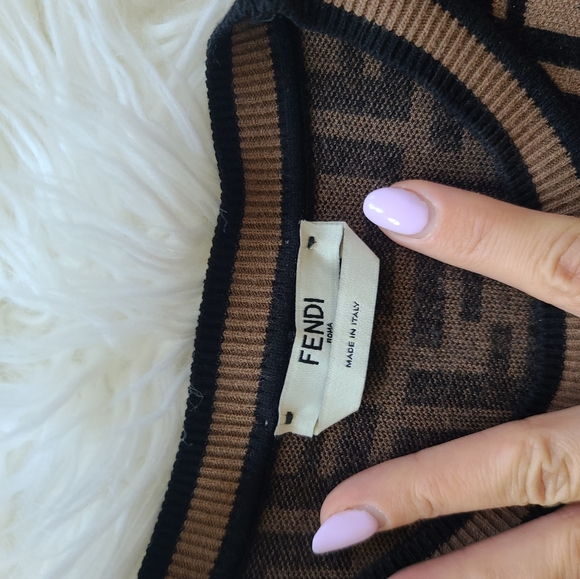 Fendi FF motif sweater, size 40 - Picture 3 of 4